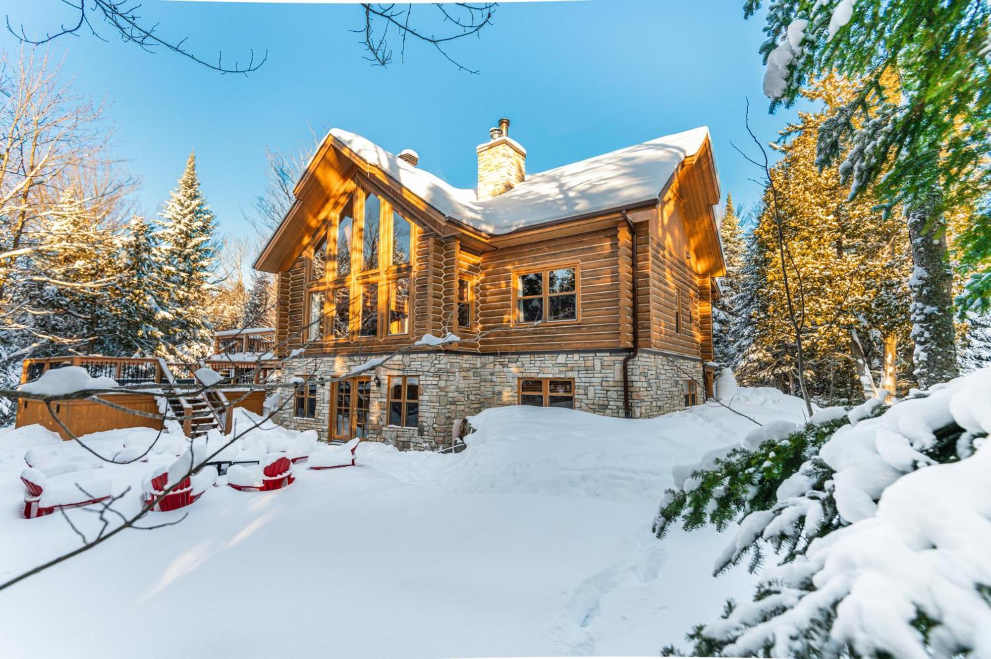 Fiddler Lake Resort Chalet 53 Cerf Mille-Isles Eksteriør bilde