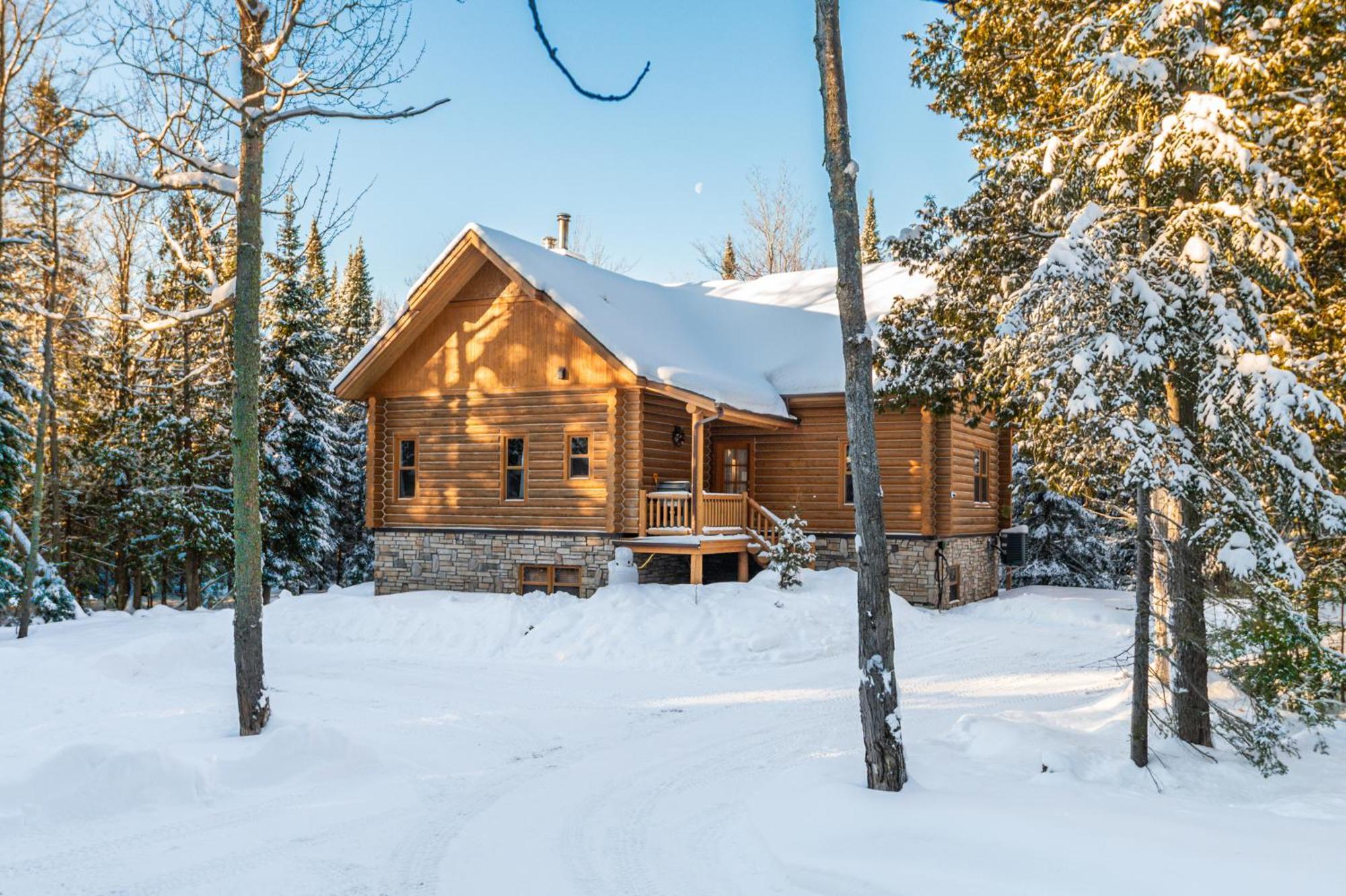 Fiddler Lake Resort Chalet 53 Cerf Mille-Isles Eksteriør bilde