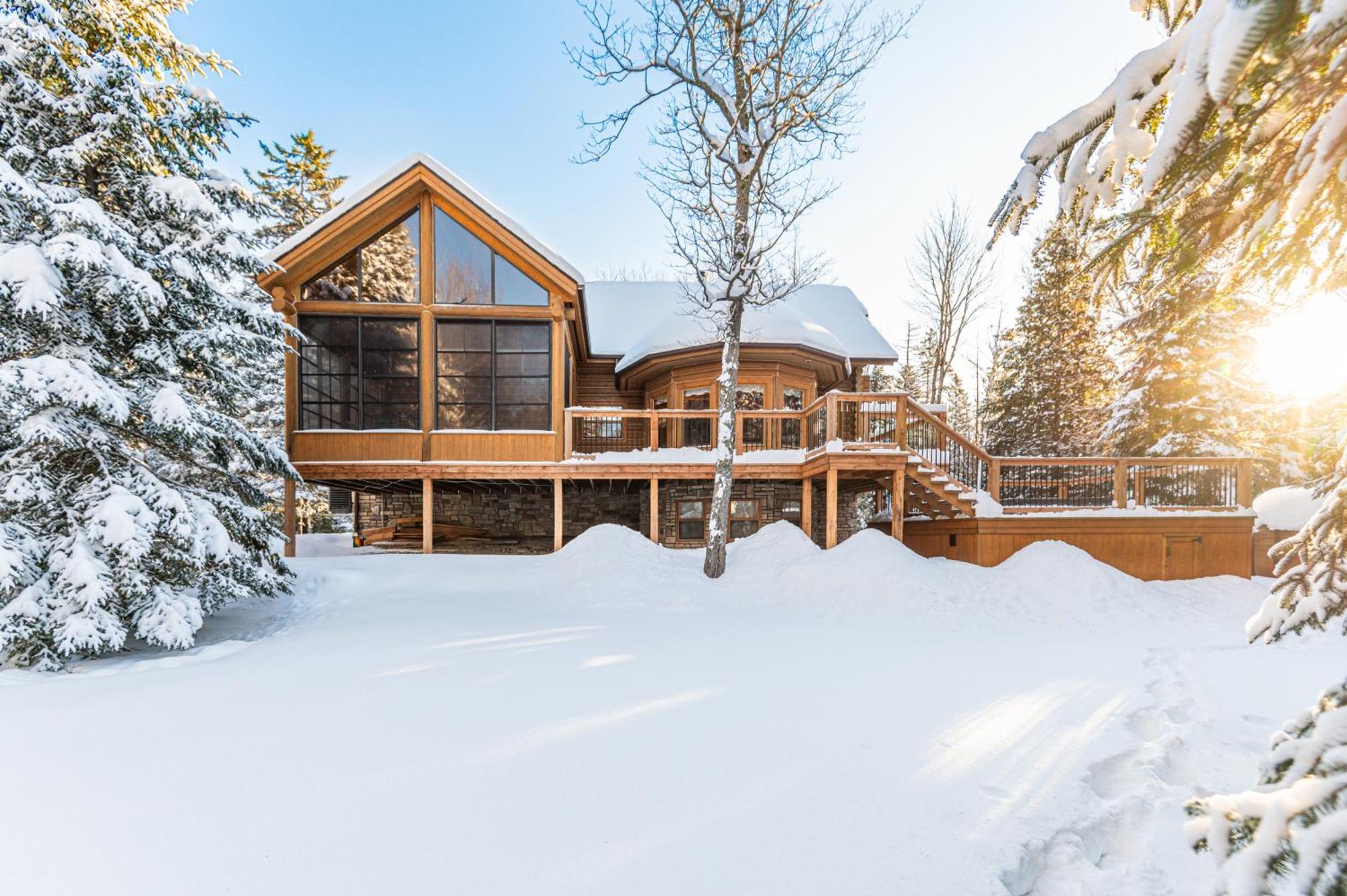 Fiddler Lake Resort Chalet 53 Cerf Mille-Isles Eksteriør bilde