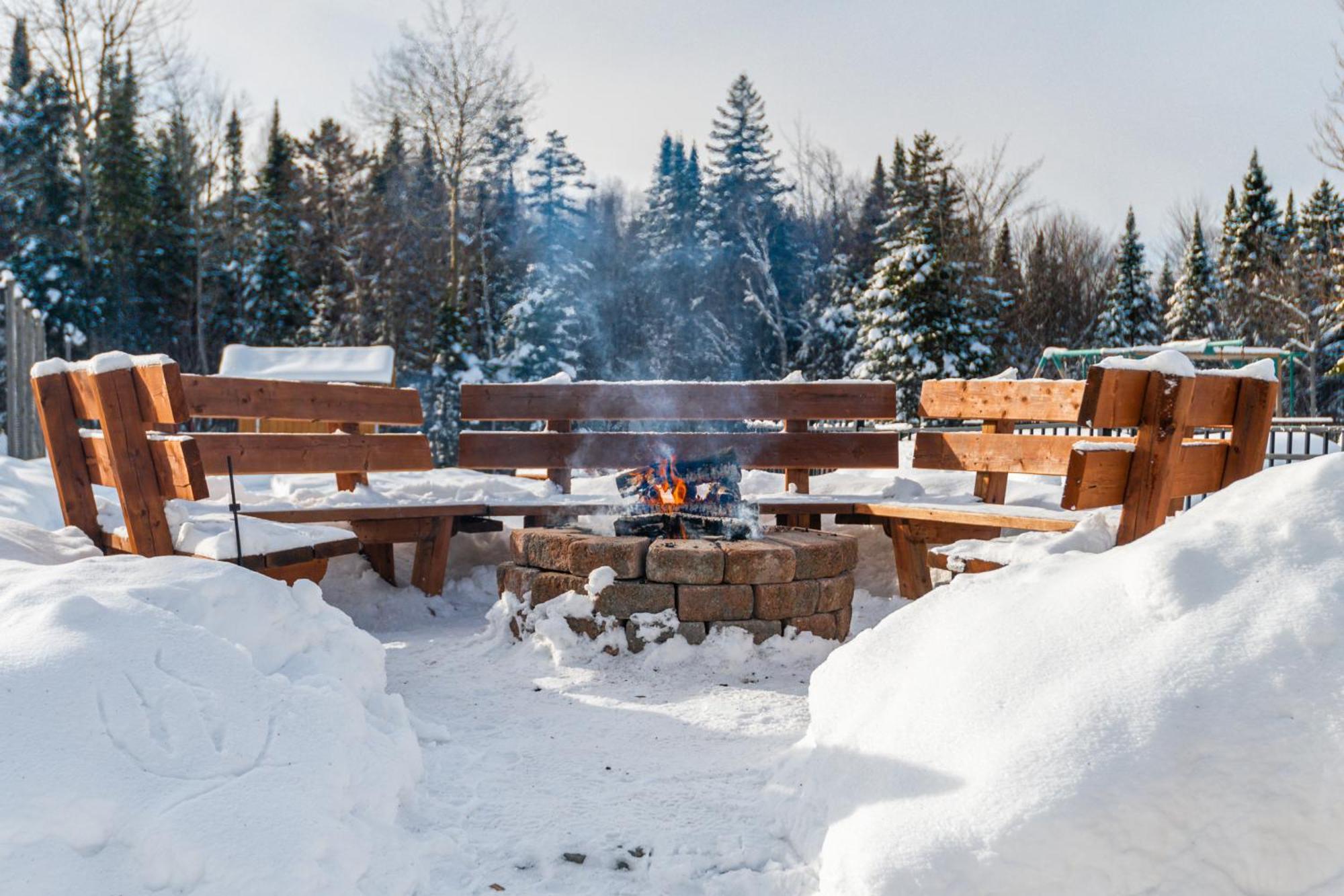 Fiddler Lake Resort Chalet 53 Cerf Mille-Isles Eksteriør bilde